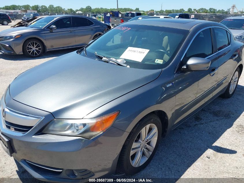 2013 Acura Ilx Hybrid 1.5L VIN: 19VDE3F77DE301010 Lot: 39587389