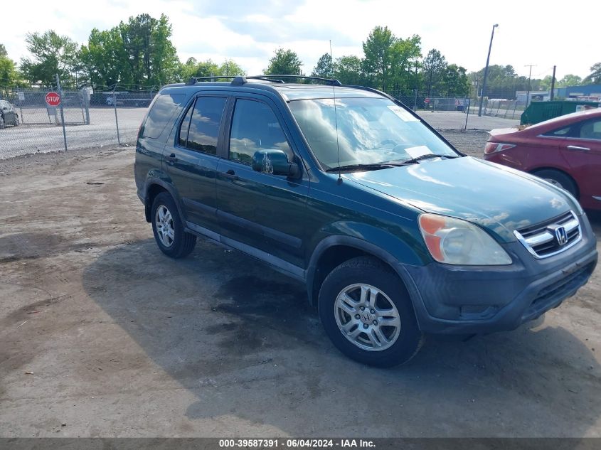 2003 Honda Cr-V Ex VIN: SHSRD77863U109514 Lot: 39587391