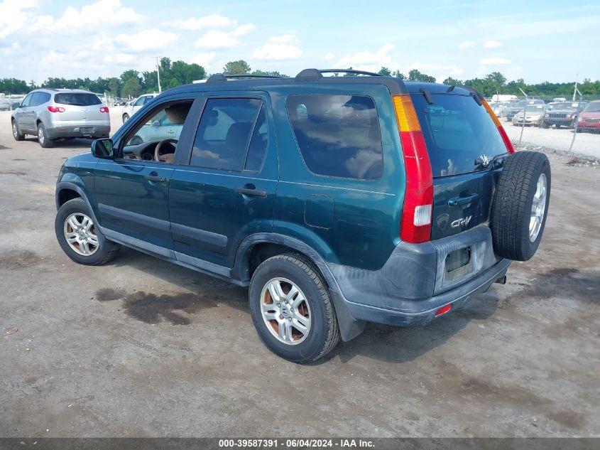 2003 Honda Cr-V Ex VIN: SHSRD77863U109514 Lot: 39587391