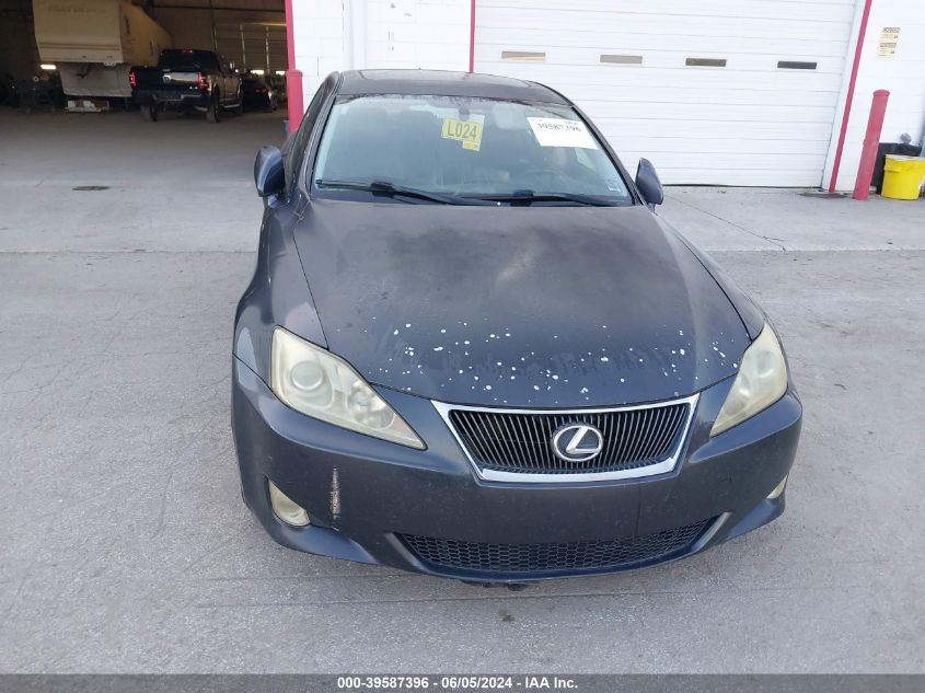 2007 Lexus Is 250 VIN: JTHBK262875044637 Lot: 39587396