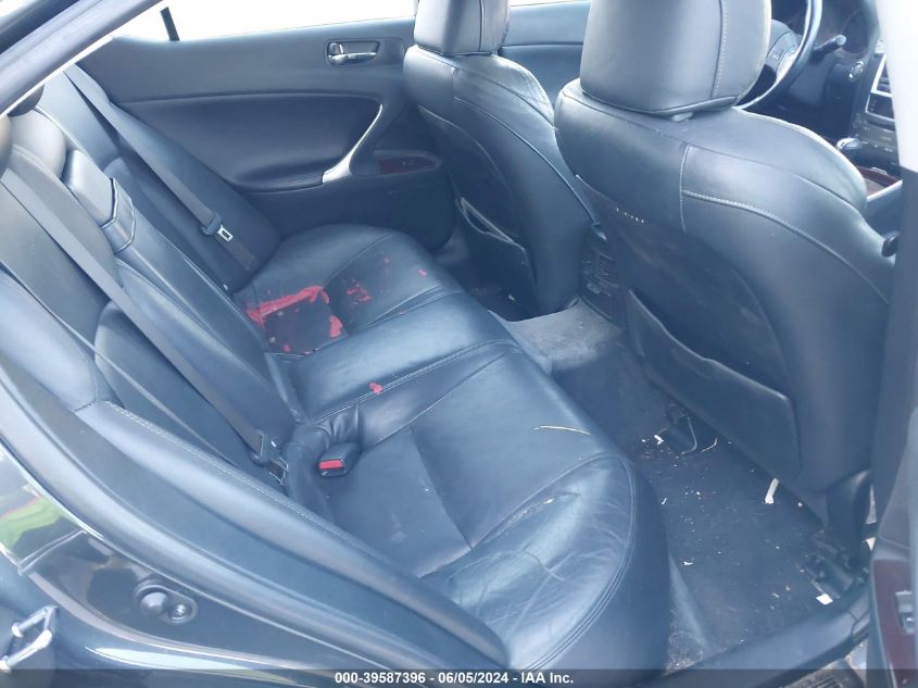 2007 Lexus Is 250 VIN: JTHBK262875044637 Lot: 39587396