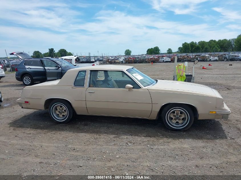 1981 Oldsmobile Cutlass Supreme VIN: 1G3AR47A9BR400797 Lot: 39587415