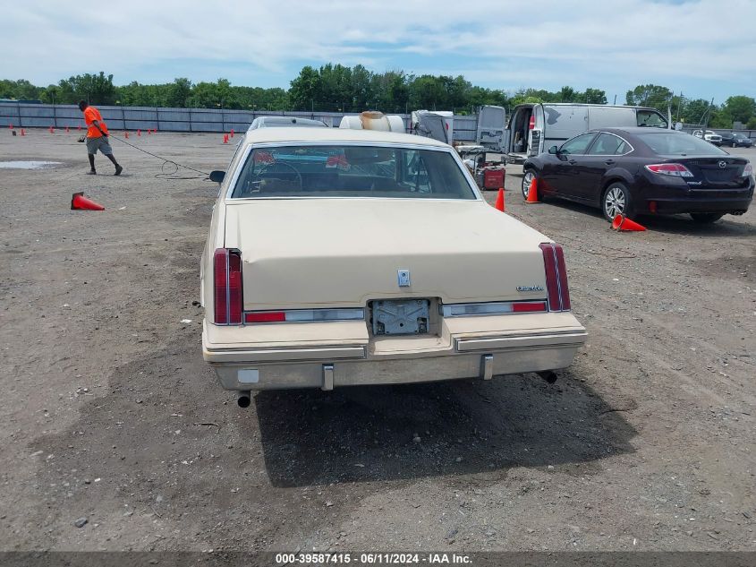 1981 Oldsmobile Cutlass Supreme VIN: 1G3AR47A9BR400797 Lot: 39587415