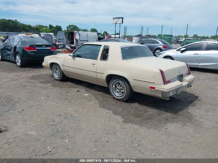 1981 Oldsmobile Cutlass Supreme VIN: 1G3AR47A9BR400797 Lot: 39587415