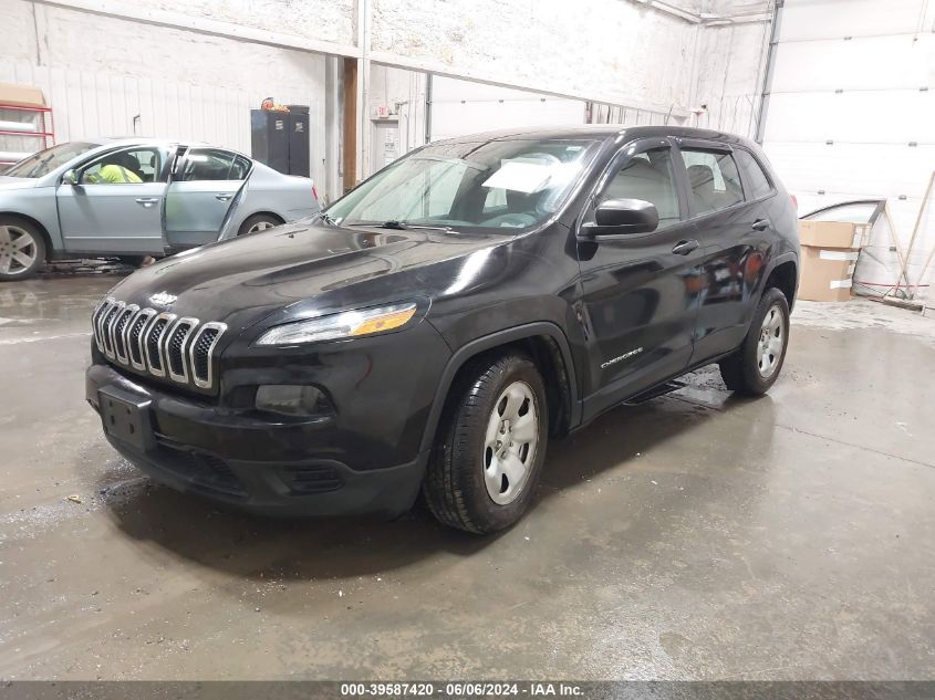 2017 Jeep Cherokee Sport 4X4 VIN: 1C4PJMAB0HW529590 Lot: 39587420