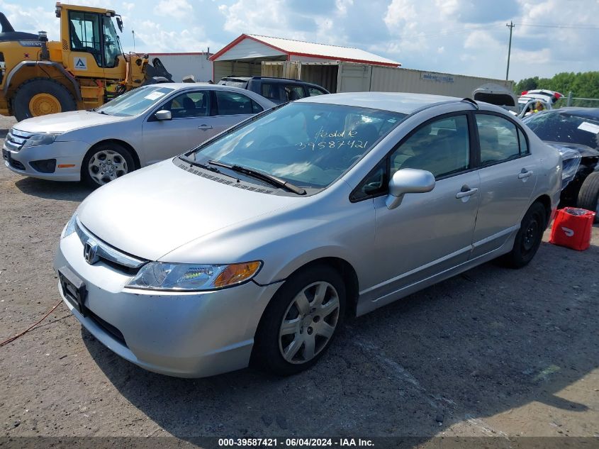 2006 Honda Civic Lx VIN: 1HGFA16506L015431 Lot: 39587421