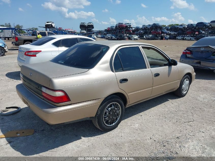 1997 Toyota Corolla Ce VIN: 1NXBA02E1VZ659098 Lot: 39587439