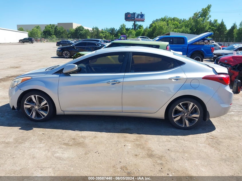 2014 Hyundai Elantra Limited VIN: 5NPDH4AE3EH489063 Lot: 39587440