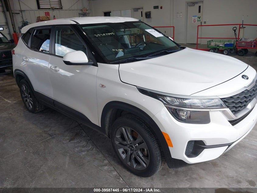2021 Kia Seltos Lx VIN: KNDEPCAA9M7140121 Lot: 39587445
