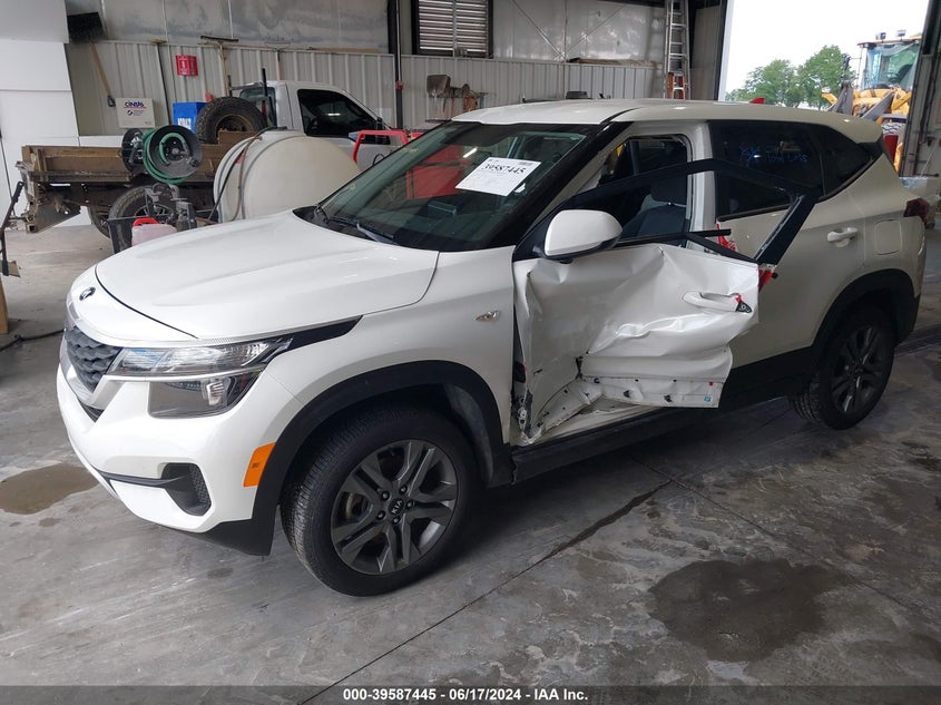 2021 Kia Seltos Lx VIN: KNDEPCAA9M7140121 Lot: 39587445