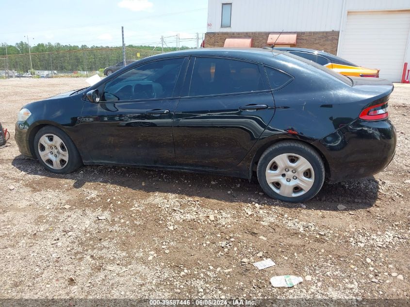2016 Dodge Dart Se VIN: 1C3CDFAA3GD736448 Lot: 39587446