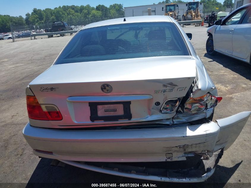 2000 BMW 323Ci VIN: WBABM3346YJN81911 Lot: 39587455