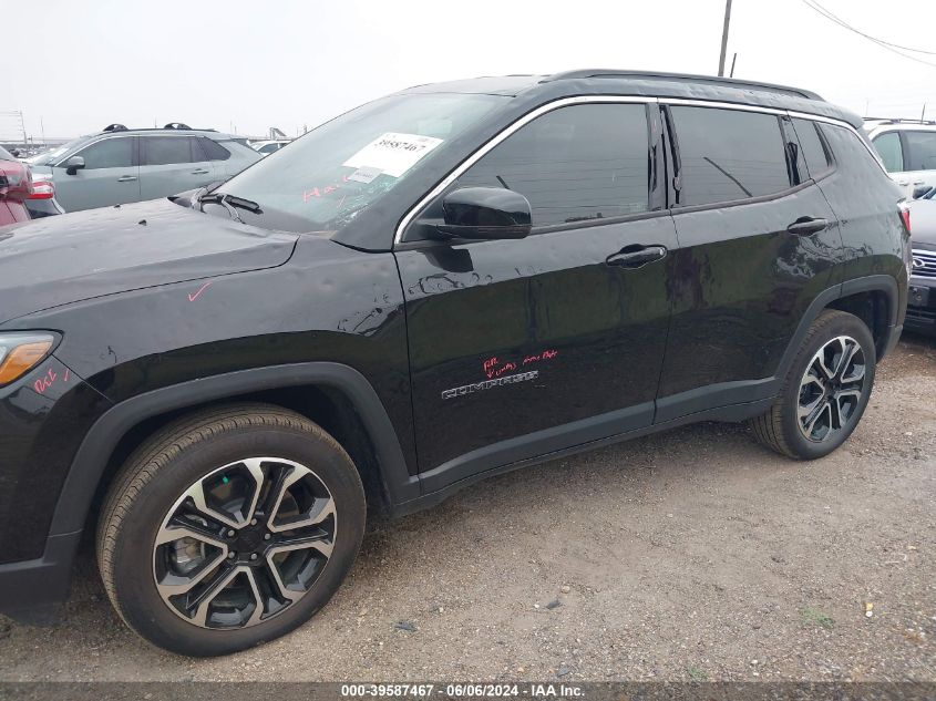 2024 Jeep Compass Limited 4X4 VIN: 3C4NJDCNXRT587437 Lot: 39587467