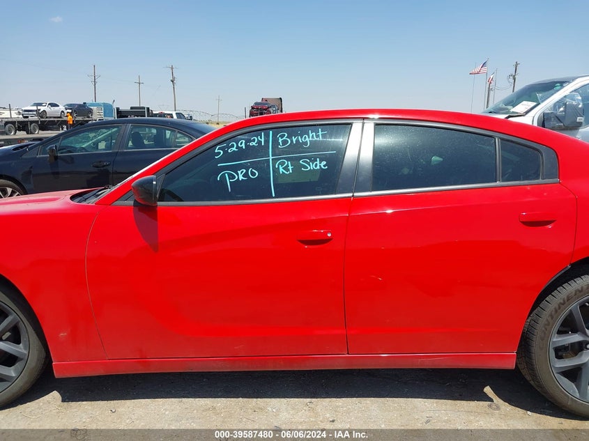 2019 Dodge Charger Sxt Rwd VIN: 2C3CDXBG8KH712215 Lot: 39587480