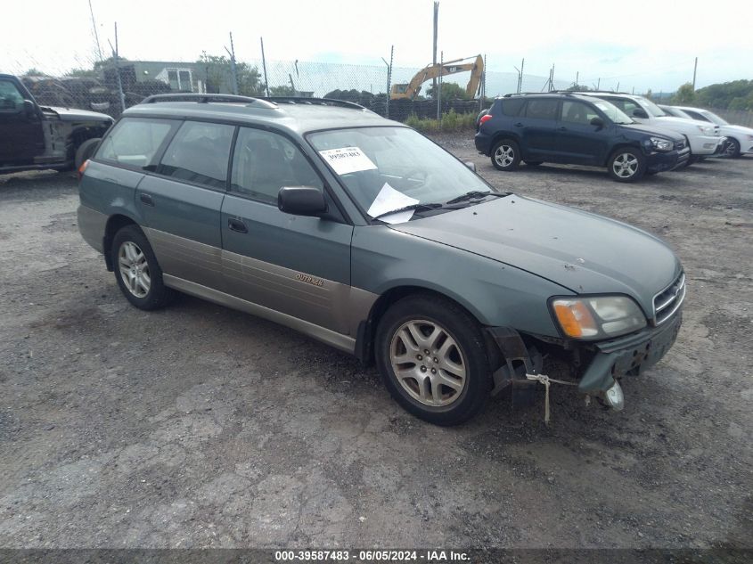 2002 Subaru Outback VIN: 4S3BH675127601076 Lot: 39587483