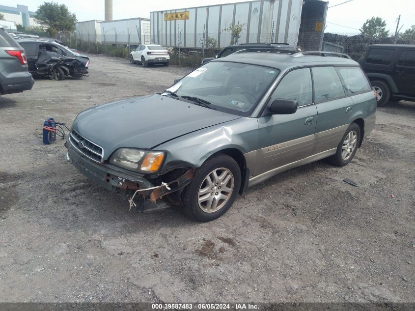 2002 Subaru Outback VIN: 4S3BH675127601076 Lot: 39587483