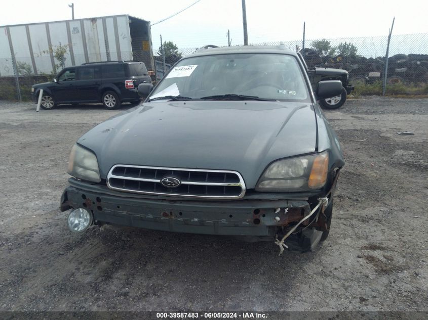 2002 Subaru Outback VIN: 4S3BH675127601076 Lot: 39587483