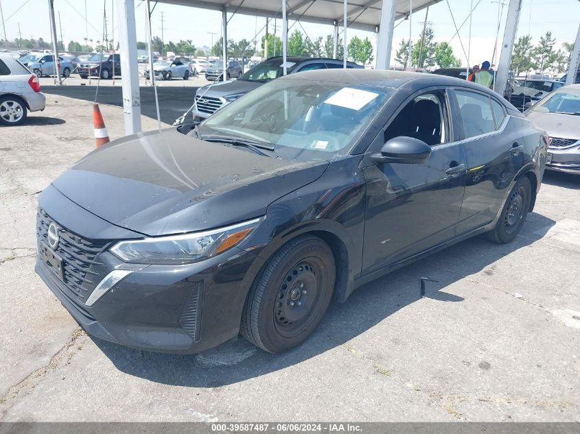 2024 Nissan Sentra S Xtronic Cvt VIN: 3N1AB8BV3RY242924 Lot: 39587487