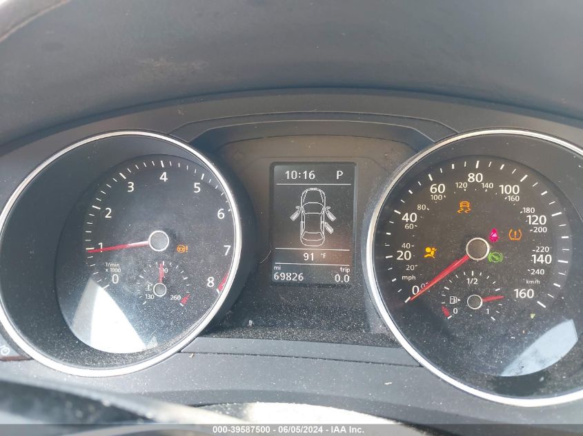 2017 Volkswagen Jetta 1.4T Se VIN: 3VWDB7AJ4HM289577 Lot: 39587500