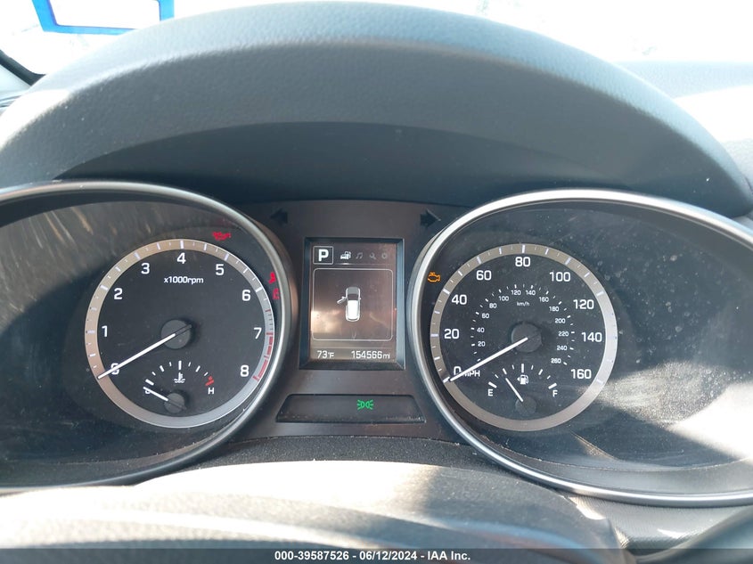 2017 Hyundai Santa Fe Se VIN: KM8SM4HF3HU194360 Lot: 39587526