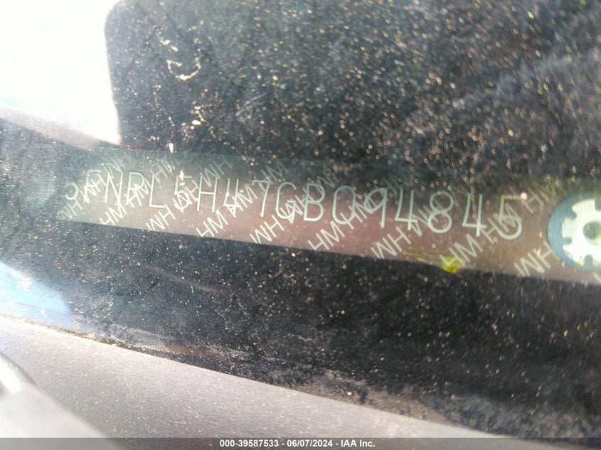 2016 Honda Odyssey Ex VIN: 5FNRL5H47GB094845 Lot: 39587533