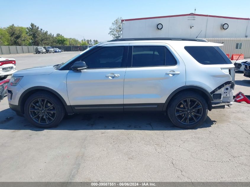 2018 Ford Explorer Xlt VIN: 1FM5K7D88JGB56591 Lot: 39587551