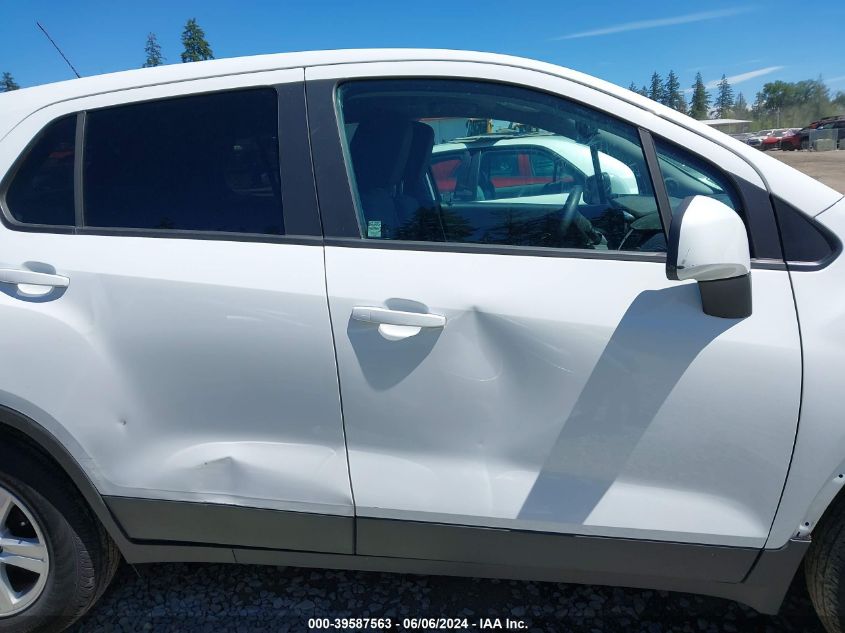 2020 Chevrolet Trax Fwd Ls VIN: 3GNCJKSB1LL110963 Lot: 39587563