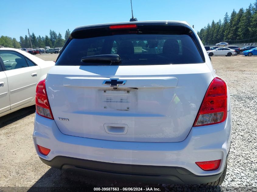 2020 Chevrolet Trax Fwd Ls VIN: 3GNCJKSB1LL110963 Lot: 39587563