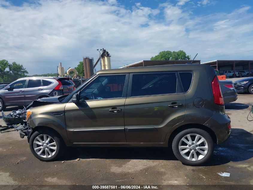 2012 Kia Soul + VIN: KNDJT2A60C7374016 Lot: 39587581