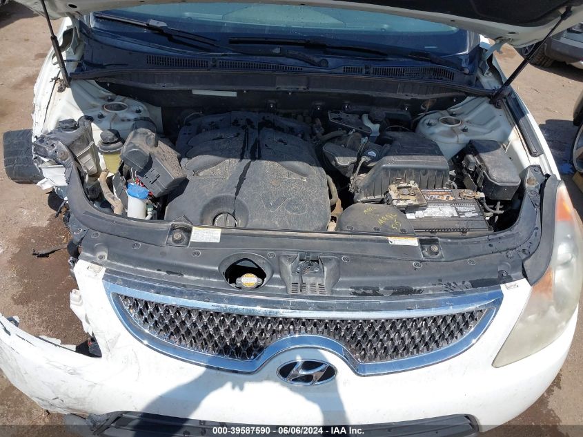 2010 Hyundai Veracruz Limited VIN: KM8NU4CC9AU129030 Lot: 39587590