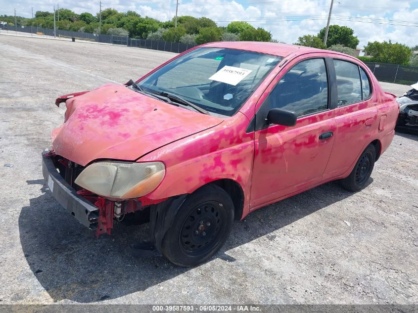 2002 Toyota Echo VIN: JTDBT123620242999 Lot: 39587593