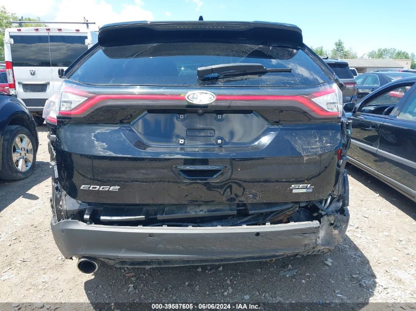 2017 Ford Edge Sel VIN: 2FMPK4J90HBC61048 Lot: 39587605