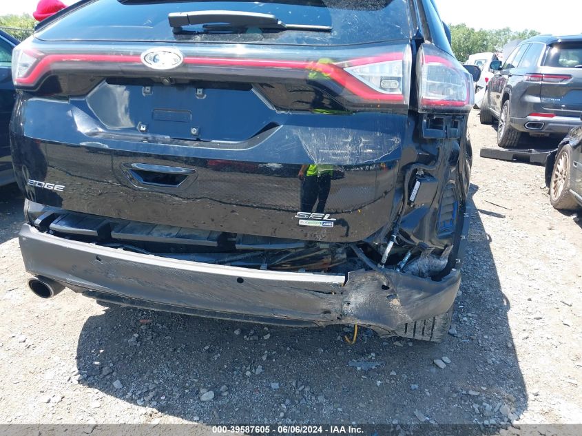 2017 Ford Edge Sel VIN: 2FMPK4J90HBC61048 Lot: 39587605