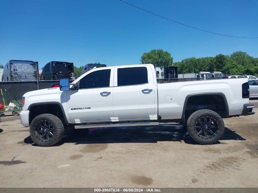 2017 GMC Sierra 2500Hd Denali VIN: 1GT12UEY0HF172154 Lot: 39587635