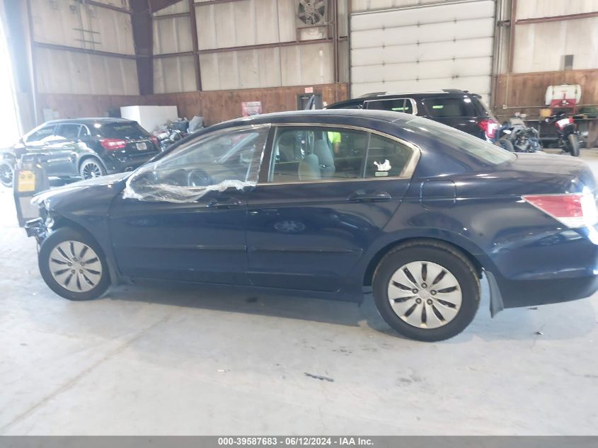 2009 Honda Accord 2.4 Lx VIN: 1HGCP26329A016652 Lot: 39587683