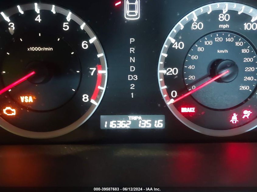 2009 Honda Accord 2.4 Lx VIN: 1HGCP26329A016652 Lot: 39587683