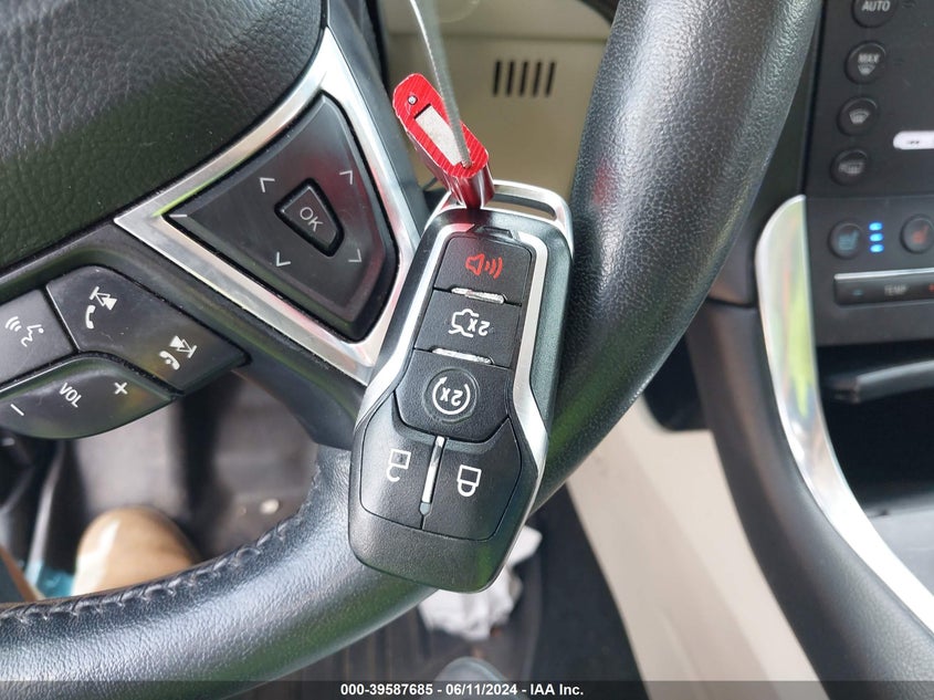 2015 Ford Edge Titanium VIN: 2FMPK3K84FBB60009 Lot: 39587685