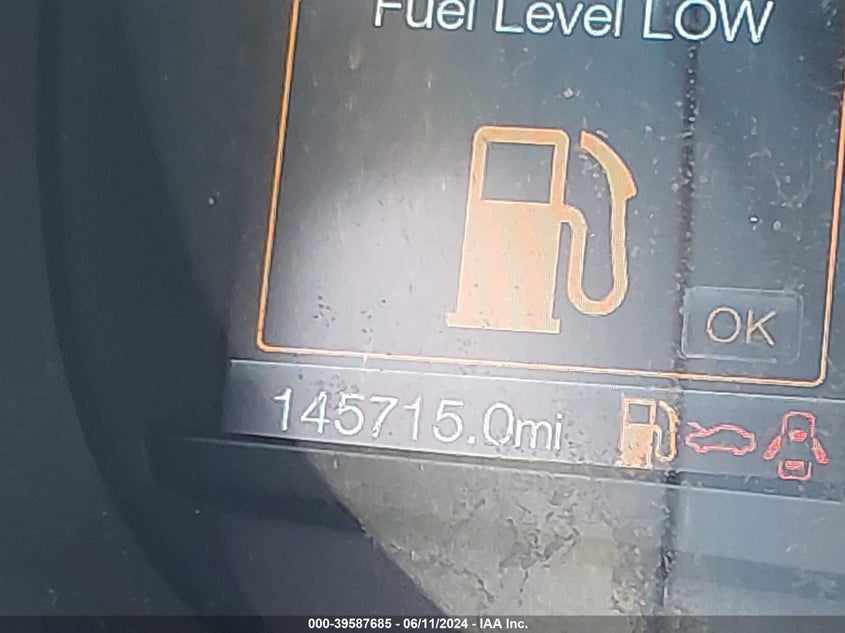 2015 Ford Edge Titanium VIN: 2FMPK3K84FBB60009 Lot: 39587685