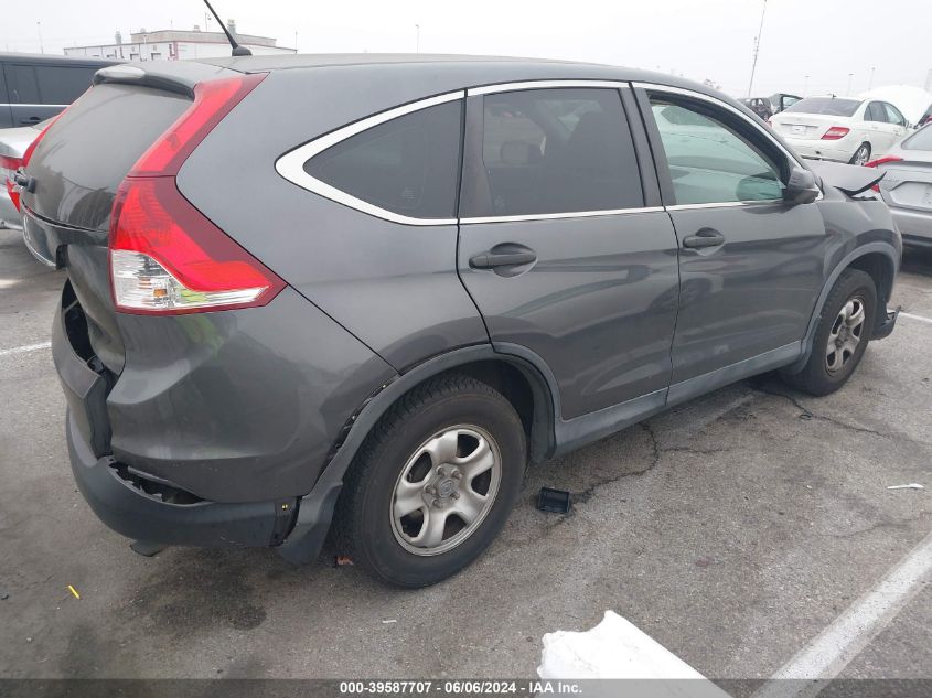 2013 Honda Cr-V Lx VIN: 2HKRM3H34DH514079 Lot: 39587707