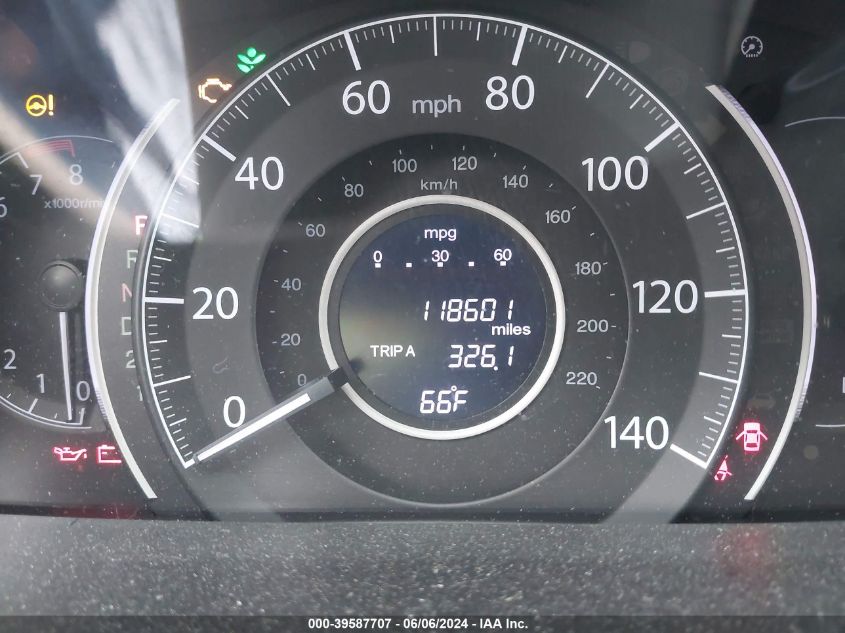 2013 Honda Cr-V Lx VIN: 2HKRM3H34DH514079 Lot: 39587707