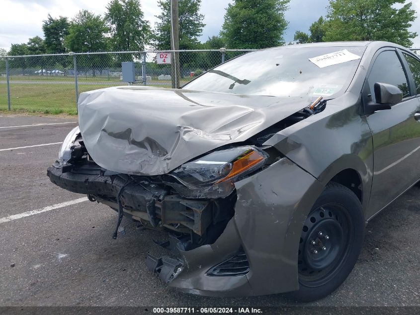 2018 Toyota Corolla Le VIN: 2T1BURHE0JC985912 Lot: 39587711