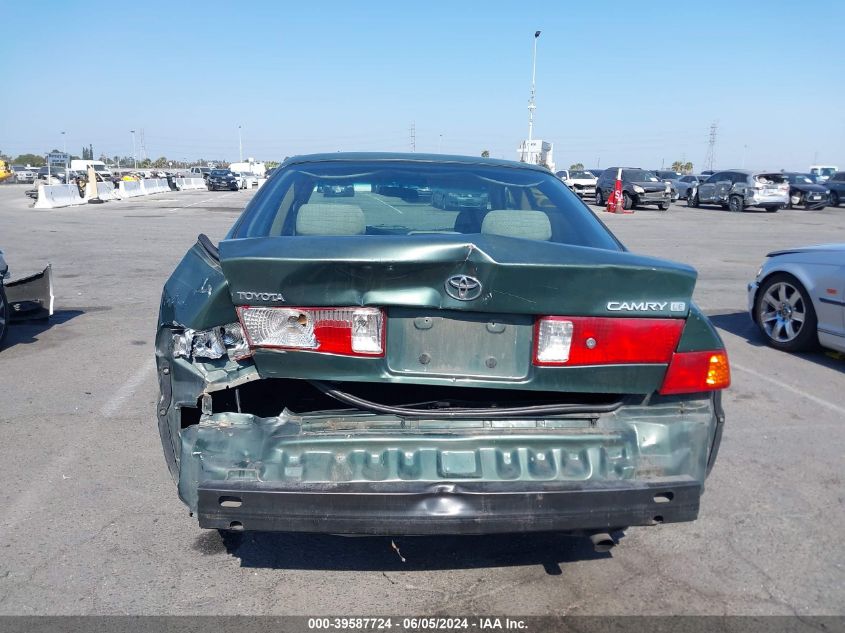 2000 Toyota Camry Le VIN: JT2BG22K0Y0459628 Lot: 39587724