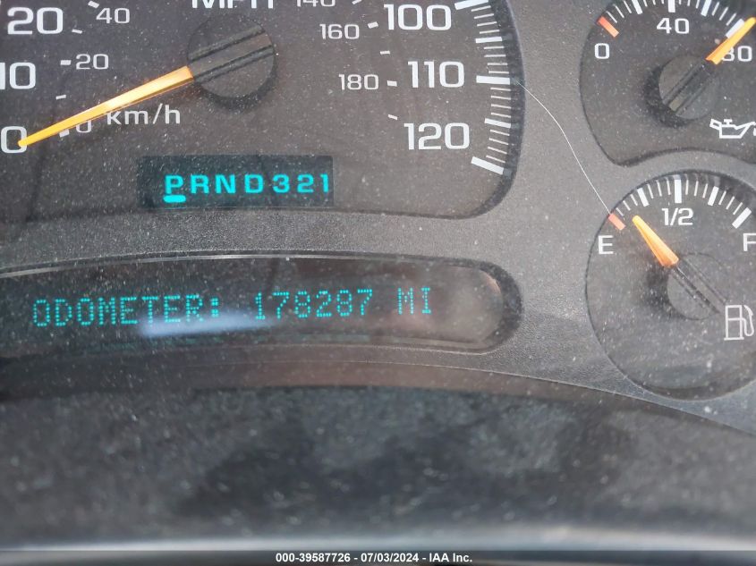 2003 Chevrolet Tahoe Z71 VIN: 1GNEK13Z83R188130 Lot: 39587726