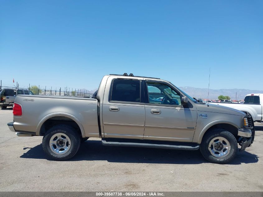 2002 Ford F150 Supercrew VIN: 1FTRW08L22KC06089 Lot: 39587738