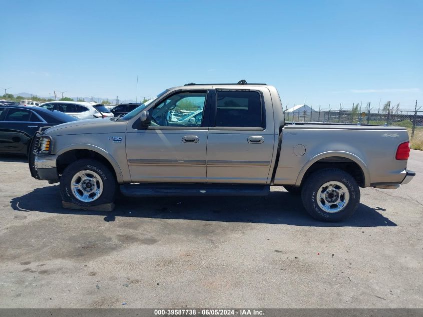 2002 Ford F150 Supercrew VIN: 1FTRW08L22KC06089 Lot: 39587738