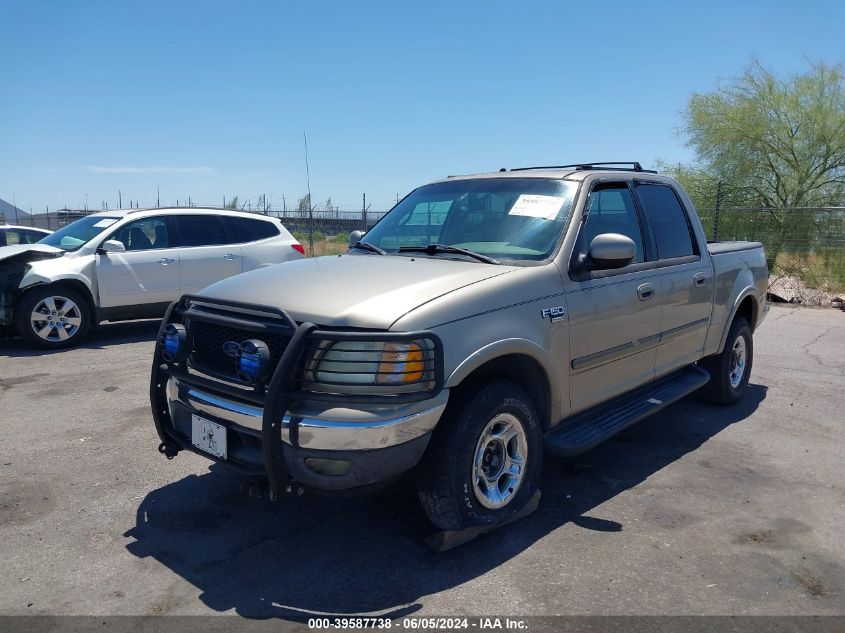 2002 Ford F150 Supercrew VIN: 1FTRW08L22KC06089 Lot: 39587738