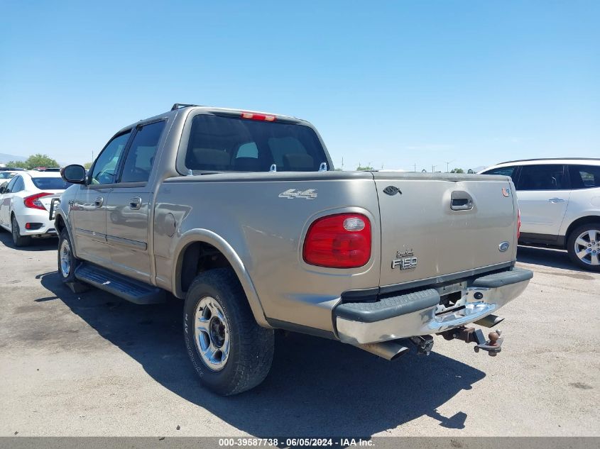 2002 Ford F150 Supercrew VIN: 1FTRW08L22KC06089 Lot: 39587738