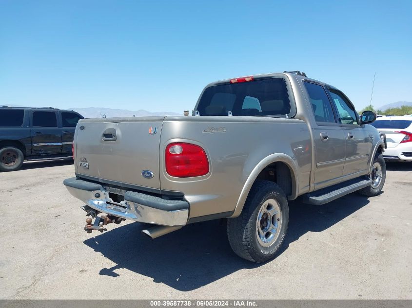 2002 Ford F150 Supercrew VIN: 1FTRW08L22KC06089 Lot: 39587738