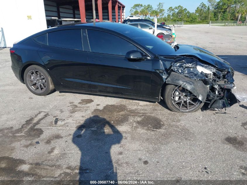 2023 Tesla Model 3 Rear-Wheel Drive VIN: 5YJ3E1EA8PF647702 Lot: 39587740