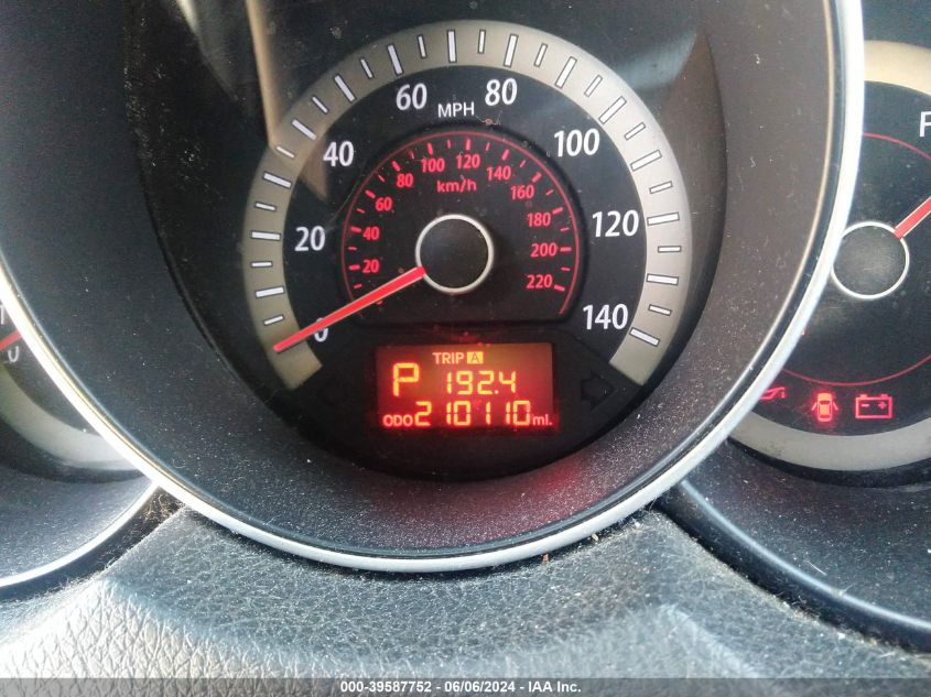 2010 Kia Forte Ex VIN: KNAFU4A27A5121728 Lot: 39587752